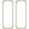 Ekena Millwork 28-in. W x 72-in. H Devon Rope Panel Moulding Kit Double Panel PMLKDE28X72B - alternate 6